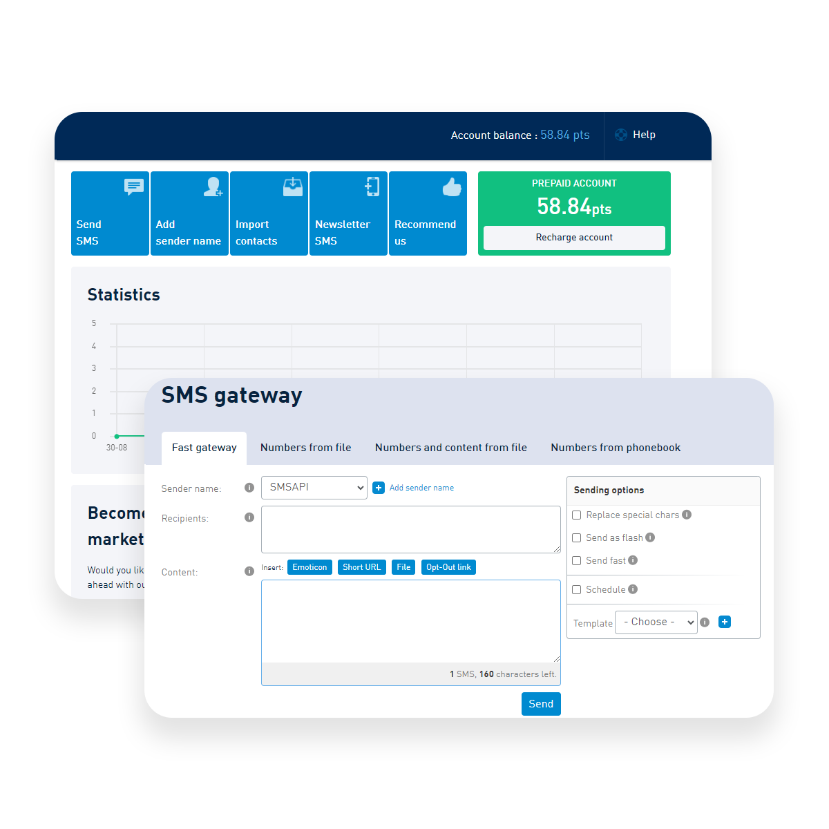Клиентски панел - SMSAPI